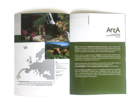 Diseño folletos Asturias