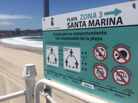 Señalización playas Asturias