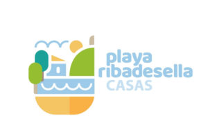 Logotipo para casas playa Ribadesella