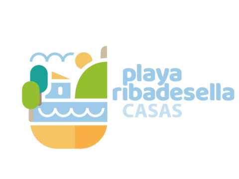 Logotipo para casas playa Ribadesella